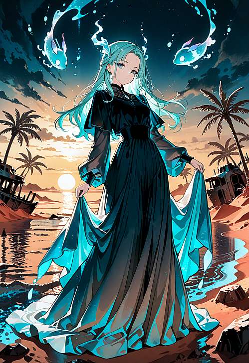 少年救了大小美女
