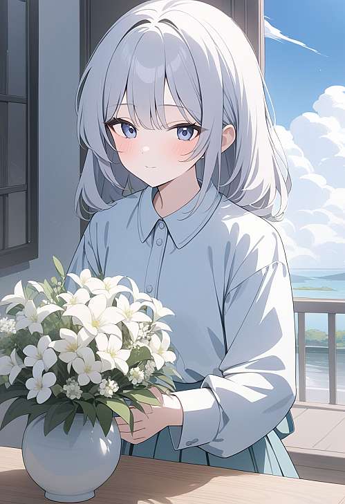 灯啼夜悄